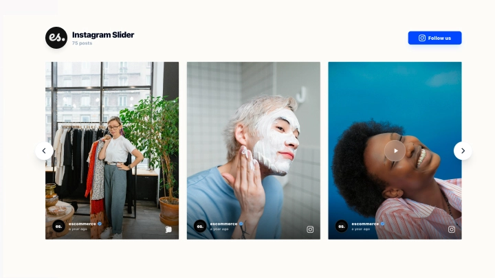 Instagram Gallery Slider Widget